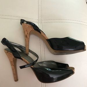 Guess patent heels sz6.5